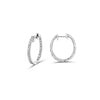 1 Karat TW Diamant Ewigkeit Inside Out 18mm Creolen