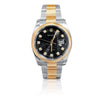 Rolex Datejust 36mm Cadran et Jubilee Cadran Noir avec Marqueurs d'Heure en Diamant