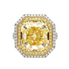 10,88 Karat Radiant Cut Fancy Yellow Diamond | GIA-zertifiziert