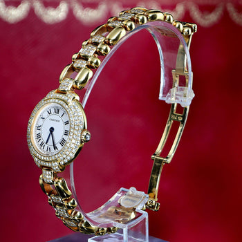 Cartier Panthere Vendome 8157907 27mm Diamond 18K Gold Ladies Watch – Assay Jewelers