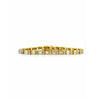 14K Gold Diamond Bracelet, Baguette Cut and Round Cut Diamond Bracelet