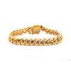 14K Solid Gold Miami Cuban Link Chain Bracelet 4-21.5MM 6-10