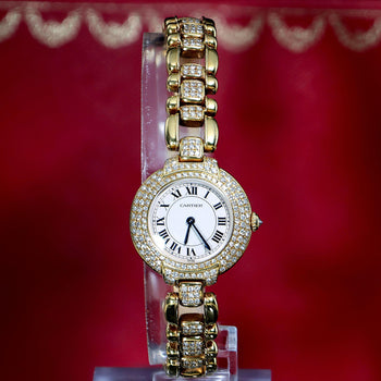Cartier Panthere Vendome 8157907 27mm Diamond 18K Gold Ladies Watch – Assay Jewelers
