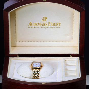 Audemars Piguet Carnegie Tonneau 20mm 18K Gold Watch Original Box – Assay Jewelers
