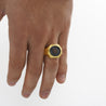 18K Gold Early Christian Roman Biblical Coin Men's Ring