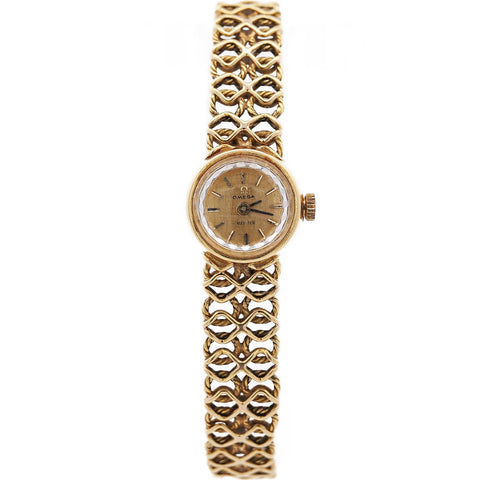 18K Gold Vintage Omega Manual Ladies Watch
