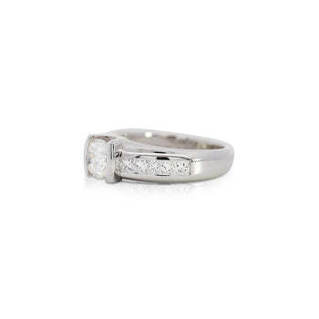 EGL Certified 1.65Carat Round Princess Diamond Platinum Ring – Assay Jewelers