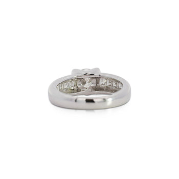 EGL Certified 1.65Carat Round Princess Diamond Platinum Ring – Assay Jewelers