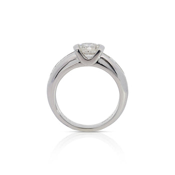 EGL Certified 1.65Carat Round Princess Diamond Platinum Ring – Assay Jewelers