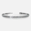 2-10 Carat Natural Diamond 3-Prong 14k Tennis Bracelet