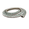 27 Carat Diamond and Emerald Flexible Choker Necklace in 18k White Gold