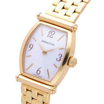 Audemars Piguet Carnegie Tonneau 20mm 18K Gold Watch Original Box – Assay Jewelers