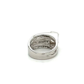 Bague de petit doigt pour homme avec diamant cultivé en laboratoire taille émeraude de 2,5 carats, en platine et or blanc 18K – Assay Jewelers