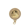 2.50 Dollar Quarter Eagle US Gold Coin Pendant 14K Gold Bezel Setting (Pre-1933)