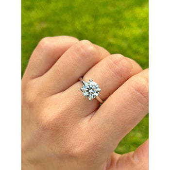 2.50 carat Round Cut Lab Grown Diamond solitaire Engagement Ring – Assay Jewelers
