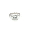 2.82 قيراط Radiant Cut Lab Grown Diamond Ring في 18K ذهب أبيض معتمد من IGI