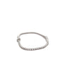 2.85 Carat Lab Grown Diamond 14K White Gold Graduating Tennis Bracelet