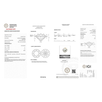 3.03 Carat Old-European Cut IGI Certified CVD Lab Diamond Solitaire Ring and Diamond Jacket Engagement Ring – Assay Jewelers