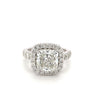 4 Carat Cushion-Cut, H color, VS1 Clarity, Lab Grown Diamond Engagement Ring