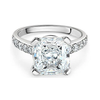 4.25 Carat Cushion Cut H/SI1 Lab grown Diamond Ring