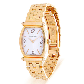 Audemars Piguet Carnegie Tonneau 20mm 18K Gold Watch Original Box – Assay Jewelers