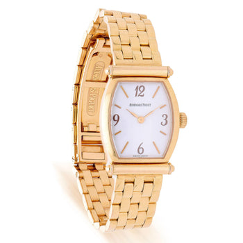 Audemars Piguet Carnegie Tonneau 20mm 18K Gold Watch Original Box – Assay Jewelers