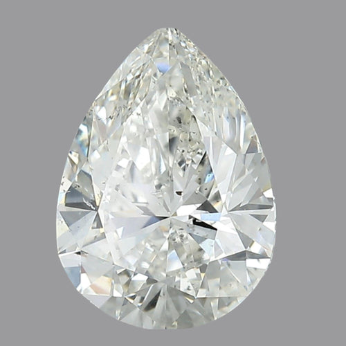6.76 Carat Pair Of GIA Certified Pear Cut Diamonds - I Color SI1-SI2 Loose