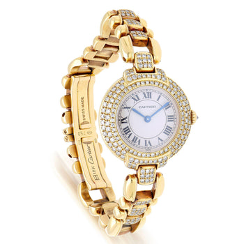Cartier Panthere Vendome 8157907 27mm Diamond 18K Gold Ladies Watch – Assay Jewelers