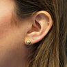 7mm Classic 14K Solid Gold Ball Stud Earrings