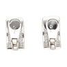 8.82 CTTW Princess Cut Natural Diamond Clip On Earrings in 18K White Gold