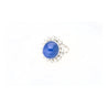 AGL Certified 30 Carat No Heat Ceylon Blue Star Sapphire & Diamond Halo Ring