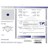 AGL Certified 5.75 Carat Burma No Heat Cushion Blue Sapphire and Diamond Ring