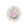 AGL Certified 9.55 Carat No Heat Burma Pink Sapphire Detachable Ring To Pendant