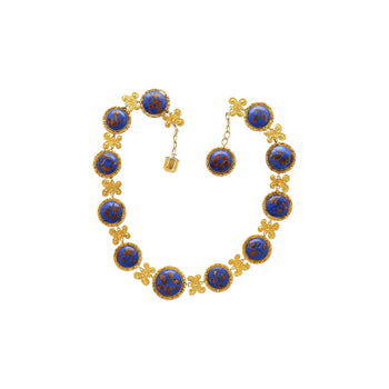 Blue Lapis en collier rivière en or 14k et 18K – Assay Jewelers