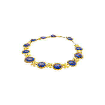 Collier rivière en lapis bleu, or 14k et 18K – Assay Jewelers
