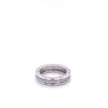 Bulgari 18K White Gold Diamond B.01 B.Zero One Ring Ref. 329347 Size 51