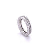 بولغاري 18K ذهب أبيض ألماس B.01 B.Zero One Ring Ref. 329347 مقاس 51