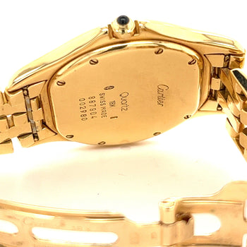 Montre Cartier Cougar Midsize unisexe en or jaune 18K 33 mm réf. 887904 – Assay Jewelers