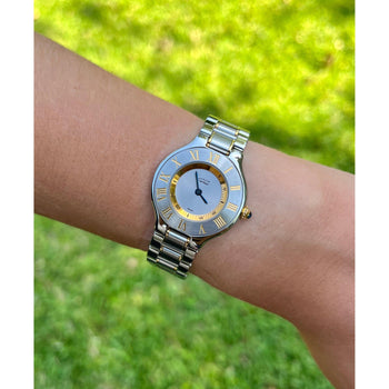 Montre Cartier Must de 21 réf. 1340 bicolore 28 mm – Assay Jewelers