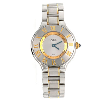 Montre Cartier Must De 21 Réf. 1340 bicolore 28 mm – Assay Jewelers