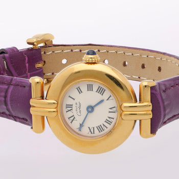 Cartier Must de Colisee Vermeil 590002 Ladies 24mm Watch Box/Papers – Assay Jewelers