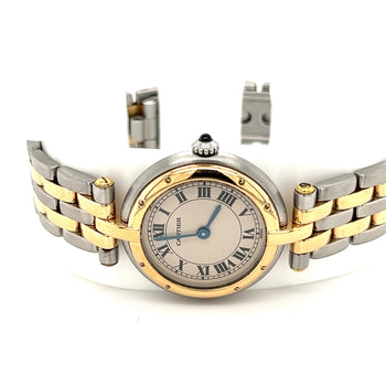Cartier Panthère 1057920 Vendôme montre femme en or 18 k et acier, cadran champagne – Assay Jewelers