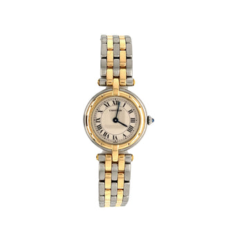 Montre femme Cartier Panthère 1057920 Vendôme en or 18k et acier, cadran champagne – Assay Jewelers