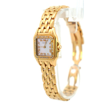 Cartier Panthere MOP 22mm Ref. 1280 2 Factory Diamond Bezel Watch in 18K Yellow Gold – Assay Jewelers