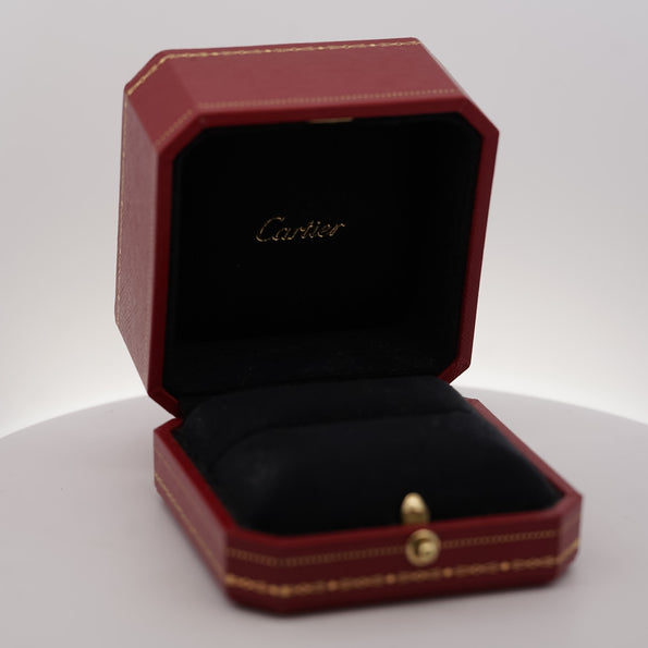 Cartier Signed Art Deco Colombian Emerald Onyx & Diamond Platinum Ring