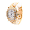 Cartier Roadster XL Chronograph 2619 in 18K Gold Diamond Set Watch