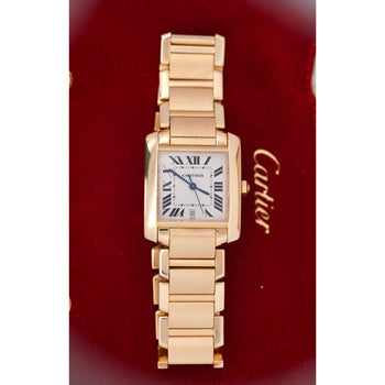 Cartier Tank Francaise 28mm 18K Gold Automatic with Date Watch – Assay Jewelers