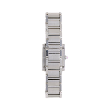 Cartier Tank Francaise Raspberry Rose Dial Christmas Edition Watch Full Set – Assay Jewelers