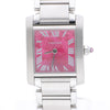 Cartier Tank Francaise W51030Q3 Raspberry Rose Dial Christmas Edition Watch