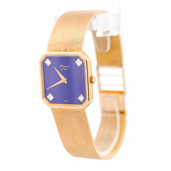 Chopard Blue Lapis Lazuli 18K Gold 26mm Vintage Watch Circa 1970s – Assay Jewelers